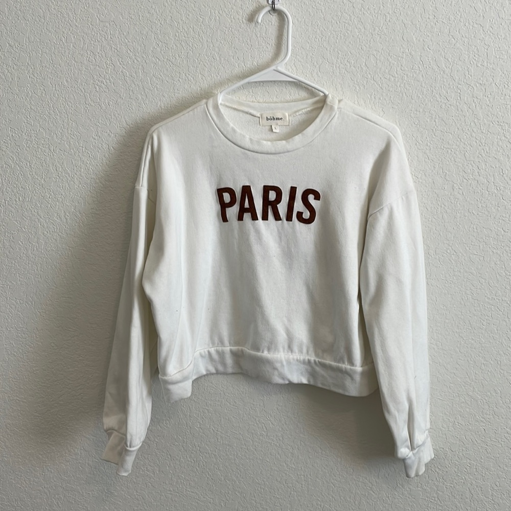 Bohme Cropped Boxy Hoodie